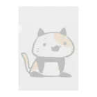 うさやのパンダ風味の三毛猫 Clear File Folder