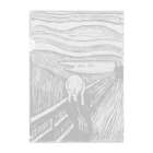 MUGEN ARTのムンク　叫び　Munch / The Scream リトグラフ　 クリアファイル