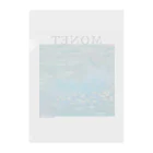 MUGEN ARTのモネ　睡蓮　Claude Monet / Water Lilies Clear File Folder