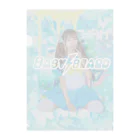 BABYBEARDのBABYBEARD Artist photo (blue) クリアファイル