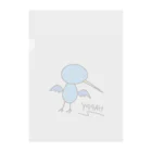 handmade asyouareの幸せの青い鳥 Clear File Folder