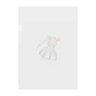 ロケットユカリショップのコウモリダコ Clear File Folder