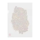 Yanagiya Kosanjiの岩手県_TextMap_木目調 Clear File Folder