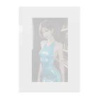 AIART_REINA_KASUMIのAIART KASUMI 光沢ドレス Vol.01 Clear File Folder