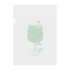 iii sum+ illustrationのmelon soda Clear File Folder