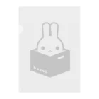 ツギハギ ニクの【Boxed * Rabbit】白Ver クリアファイル