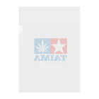 おもしろいTシャツ屋さんのTAIMA 大麻 大麻草 マリファナ cannabis marijuana Clear File Folder