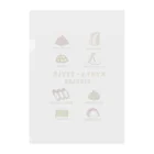 NIKORASU GOの京都グルメデザイン「京漬物」 Clear File Folder