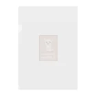 Bordercollie StreetのCh-Latte-1 Clear File Folder