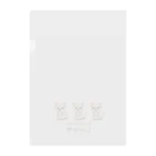 Bordercollie Streetのch-latte5 Clear File Folder