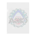 LalaHangeulのぎがばいと 鮫デザイン Clear File Folder