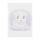 Vasetti_pressのオバケ子犬 Clear File Folder