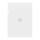 がみみしょつぷの筋トレするサングラスくまさん Clear File Folder