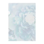 しばさおり jasmine mascotの青い花 クリアファイル