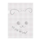 merongのわんこA♡ギンガム Clear File Folder