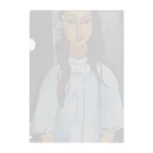 ArtGalleryのモディリアーニ　アリス（Alice）Amedeo Modigliani/1918年 Clear File Folder