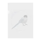 やちよ｜リアル鳥イラストのオナガさん クリアファイル