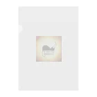 mumusのねこのイラストグッズ Clear File Folder