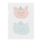 こいぬしょっぷのこいぬのハロウィンファイル(ジャック・オ・ランタン) Clear File Folder