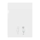 NEOJAPANESESTYLE                               のB_Lack_Cat&Mr.CHICKENHEART Clear File Folder