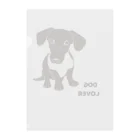 DOG LOVERのDOGLOVERのアイテム Clear File Folder