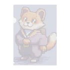 街の雑貨屋さんのかわいいたぬきのドット絵グッズ Clear File Folder