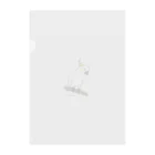 ゴールデンレトリバーわんちゃん犬の白い怪獣　キバタン Clear File Folder