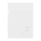 ヤギすなわち吉日のニコニコヤギ Clear File Folder