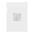 B_possibleのピンク髪の少女 リアルVer. Clear File Folder