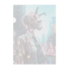 𝔔𝔘𝔒ℜℑ𝔄のCyberpunk giraffe クリアファイル