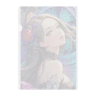 Rapitesu_AI_officialの「花の中の美 - レースの少女」 Clear File Folder