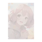 ぶーたんの紅葉の中で輝く彼女 Clear File Folder