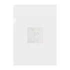 Kemasatariの猫の絵 Clear File Folder