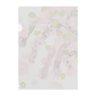 ゆうのしだれ桜 Clear File Folder