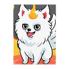 Pom-Dog'sのFireAngel ポメラニアン Clear File Folder