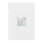 KSK SHOPの絵画のようなチンクエテッレの風景 Clear File Folder