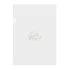 tsuncoの和風な茶器のミニマルデザイン Clear File Folder