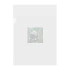アーミタイのかわいいパンダのイラストグッズ Clear File Folder