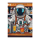 宇宙開発デザイン科の宇宙飛行士のバーテンダー Clear File Folder