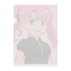 ワンダーワールド・ワンストップのピンク髪の女の子④ Clear File Folder