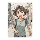 底辺の底辺好きな事を気ままに…。の走る元気な女の子 Clear File Folder