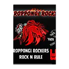 WizardWearのRoppongi Rockers Rock n Rule クリアファイル