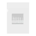 鬼鞍 ONIKURAのRabbit Chess Ⅱ white Clear File Folder