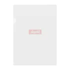 おもしろいTシャツ屋さんのシンプル　SIMPLE Clear File Folder