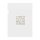 でざいん屋くろすけのステンドピエロ Clear File Folder