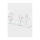 べっち©︎ののんびりフェレットちゃん🐾 Clear File Folder