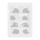 やんさん屋のどりぎりの４コマ（ピザ編） Clear File Folder