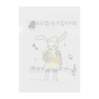 ミュージックパレットのMPオリジナルキャラクター(tuki) クリアファイル