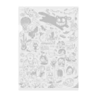 yuru.natu.artのハロウィンイラストそのまま Clear File Folder