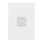 Kumamanのオーロラシルク　Shineロゴ入り Clear File Folder